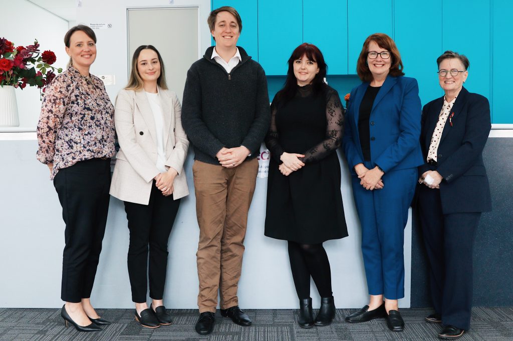 Community plus staff and the magistrate at community plus legal centre.